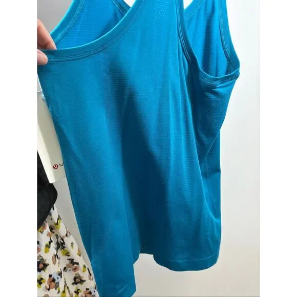 NWT lululemon Swiftly Tech Racerback Tank 2.0 Hawaiian Blue - Picture 5 of 9